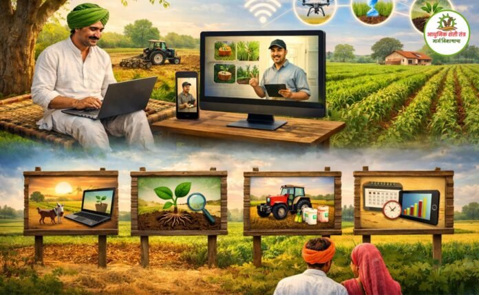 शेतकऱ्यांसाठी ऑनलाईन डिजिटल शेती