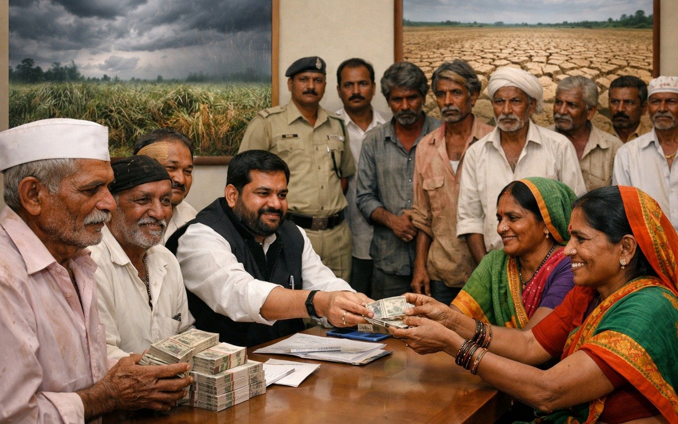 128 कोटींची मदत जाही